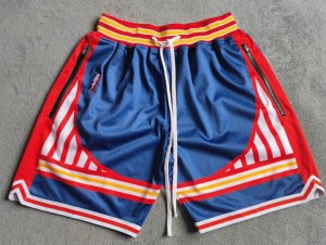 NBA Trillest Warriors basketball shorts bleu